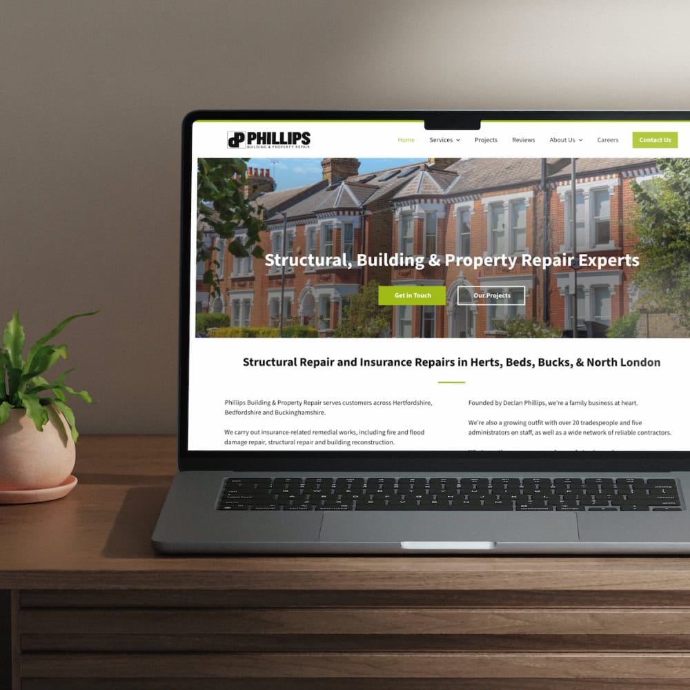 Phillips Website Preview